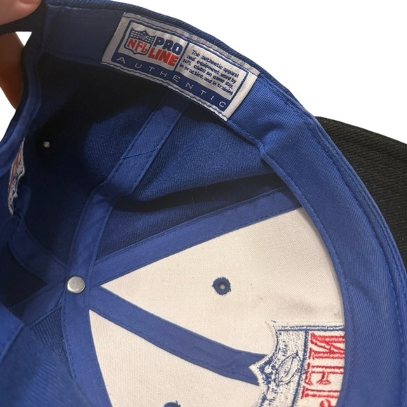 Vintage NFL Pro Line Reebok Blue Snapback Hat - Picture 5 of 5